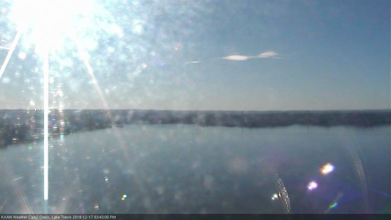 Lake Travis webcam, December 17, 2018 2:45 PM CT