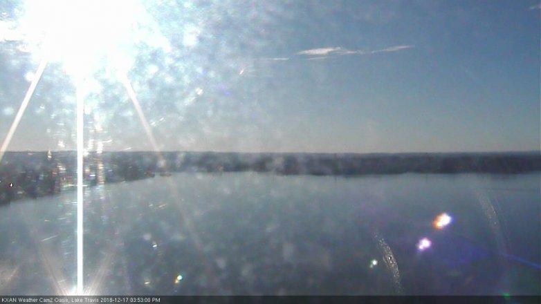 Lake Travis webcam, December 17, 2018 2:55 PM CT