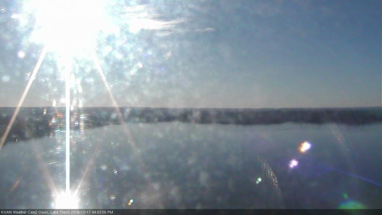 Lake Travis webcam, December 17, 2018 3:05 PM CT