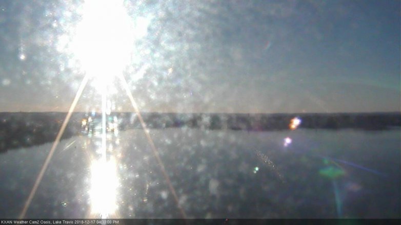Lake Travis webcam, December 17, 2018 3:35 PM CT