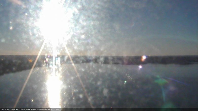 Lake Travis webcam, December 17, 2018 3:40 PM CT