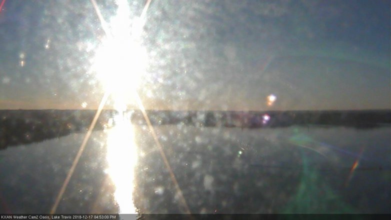 Lake Travis webcam, December 17, 2018 3:55 PM CT