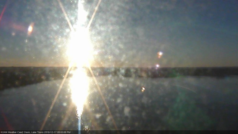 Lake Travis webcam, December 17, 2018 4:05 PM CT
