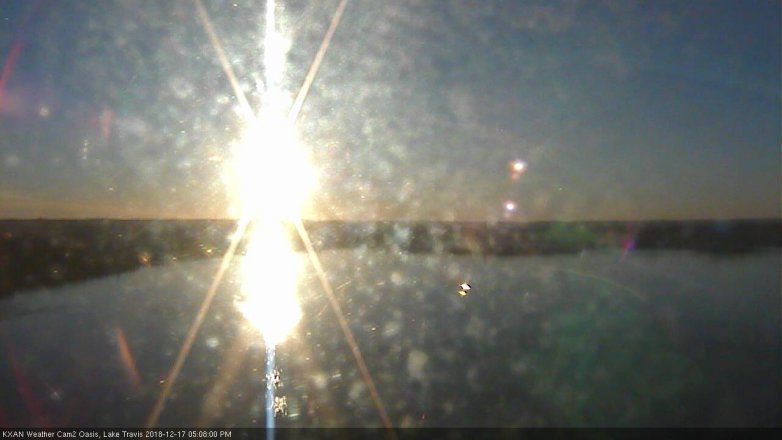 Lake Travis webcam, December 17, 2018 4:10 PM CT