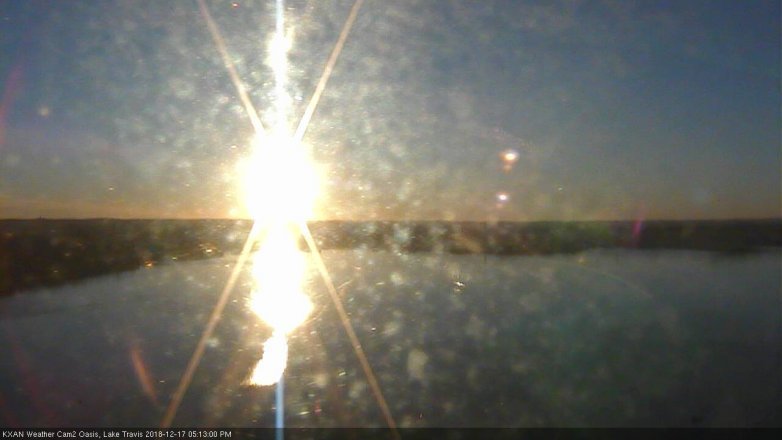 Lake Travis webcam, December 17, 2018 4:15 PM CT
