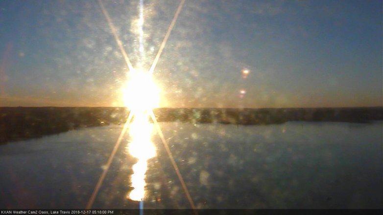 Lake Travis webcam, December 17, 2018 4:20 PM CT