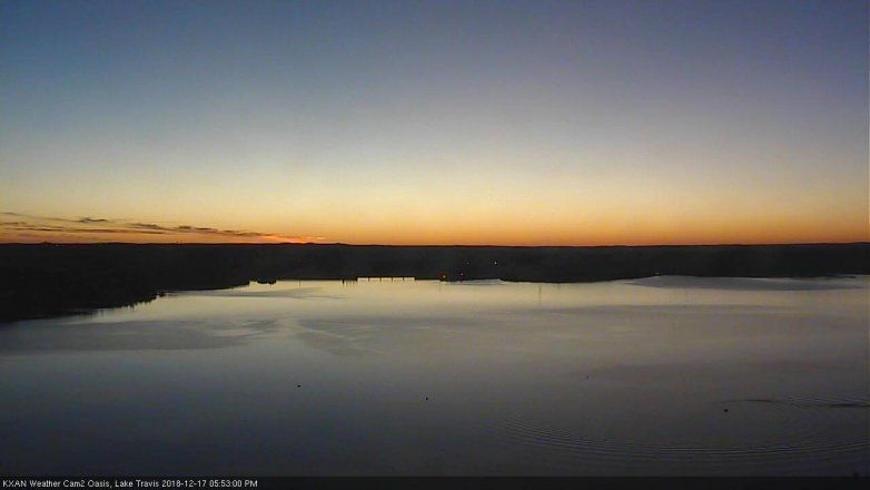 Lake Travis webcam, December 17, 2018 4:55 PM CT