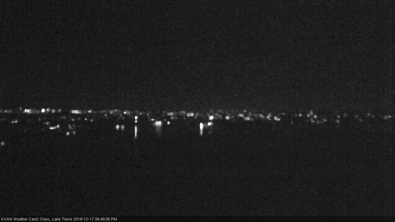 Lake Travis webcam, December 17, 2018 5:50 PM CT