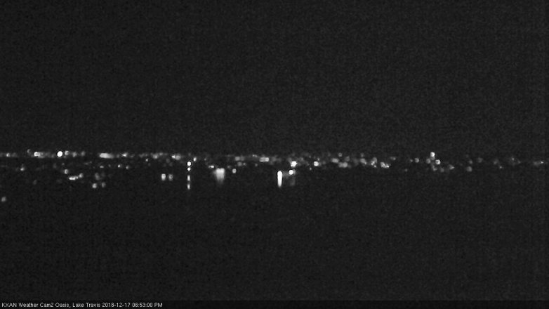 Lake Travis webcam, December 17, 2018 5:55 PM CT