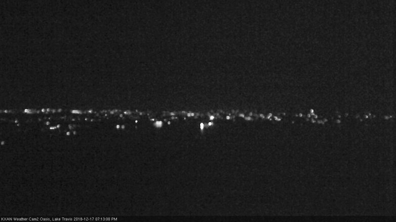 Lake Travis webcam, December 17, 2018 6:15 PM CT