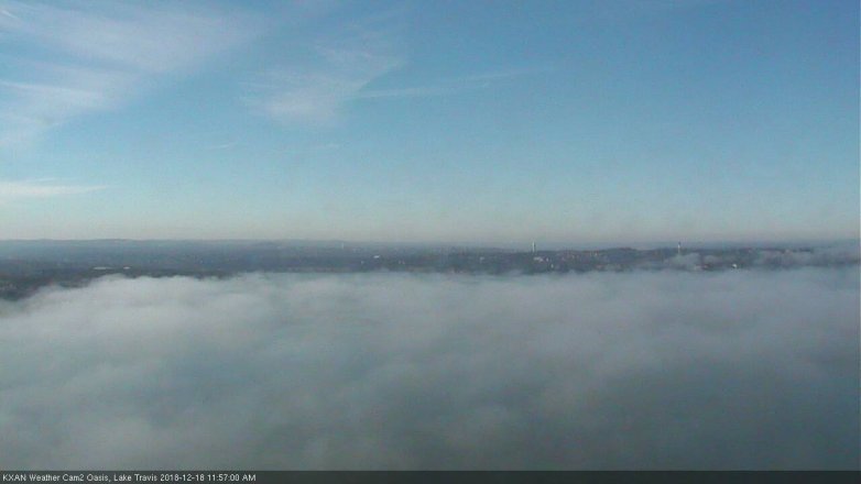 Lake Travis webcam, December 18, 2018 11:00 AM CT