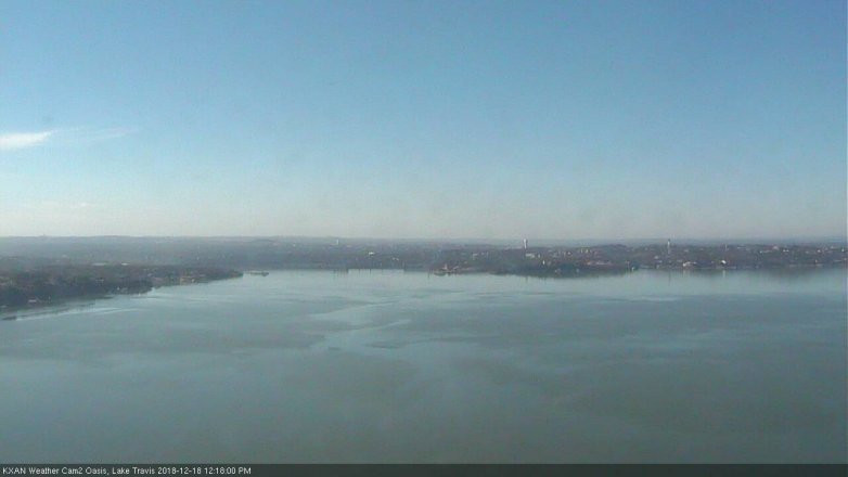 Lake Travis webcam, December 18, 2018 11:20 AM CT