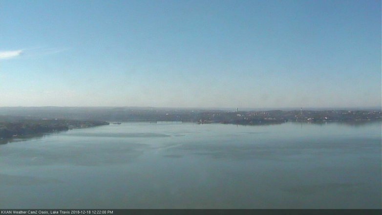Lake Travis webcam, December 18, 2018 11:25 AM CT