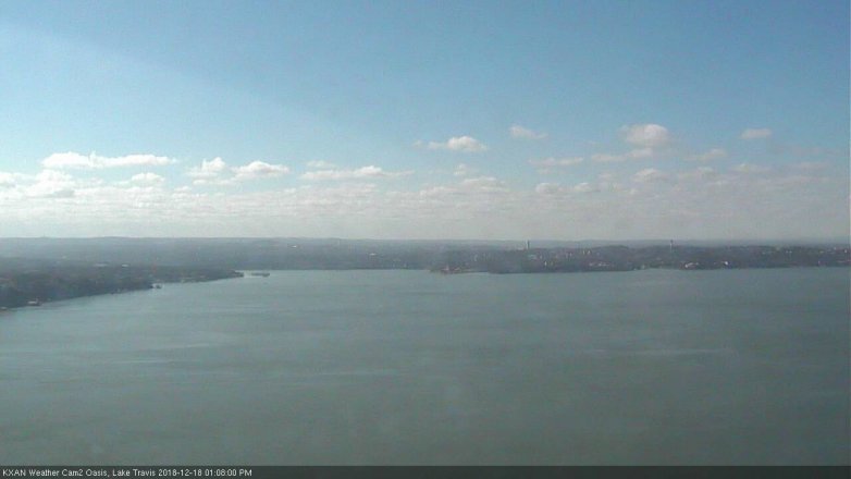 Lake Travis webcam, December 18, 2018 12:10 PM CT