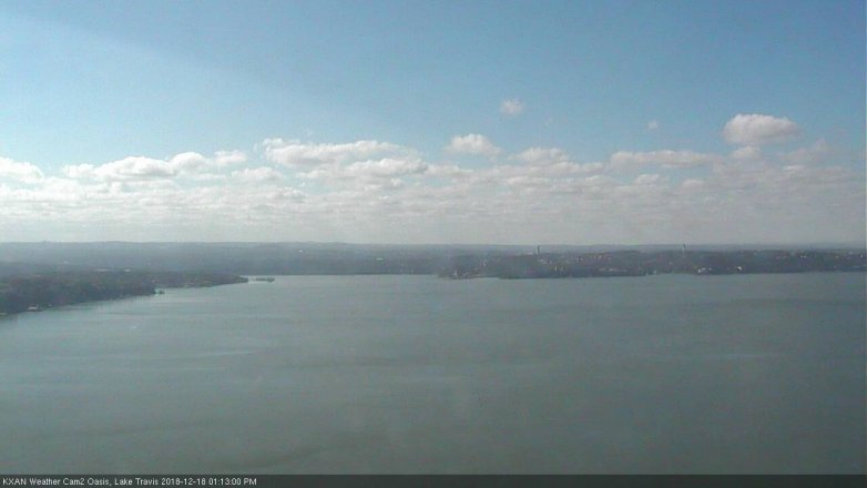 Lake Travis webcam, December 18, 2018 12:15 PM CT