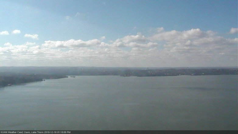 Lake Travis webcam, December 18, 2018 12:20 PM CT