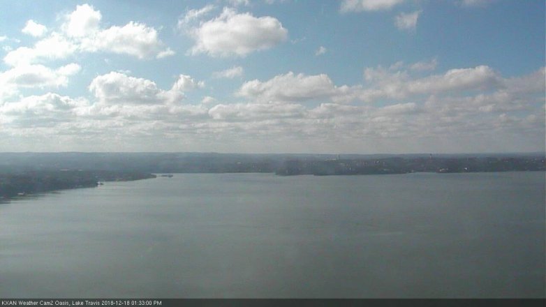 Lake Travis webcam, December 18, 2018 12:35 PM CT