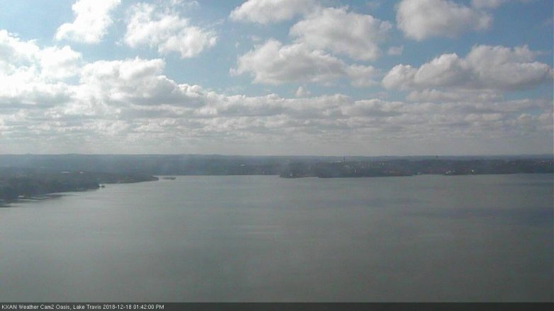 Lake Travis webcam, December 18, 2018 12:45 PM CT