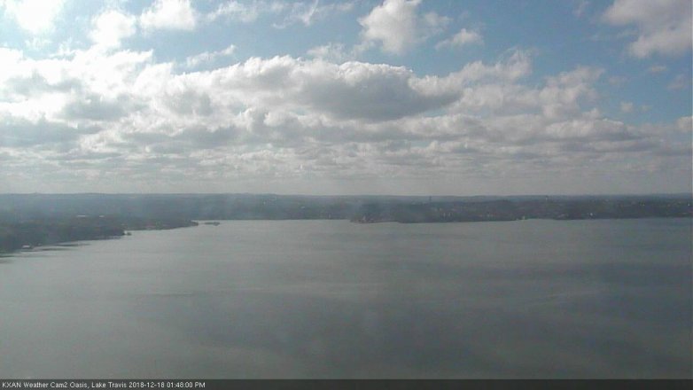 Lake Travis webcam, December 18, 2018 12:50 PM CT