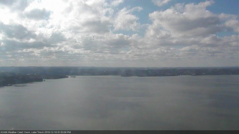 Lake Travis webcam, December 18, 2018 12:55 PM CT