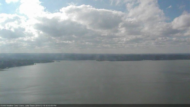 Lake Travis webcam, December 18, 2018 1:05 PM CT