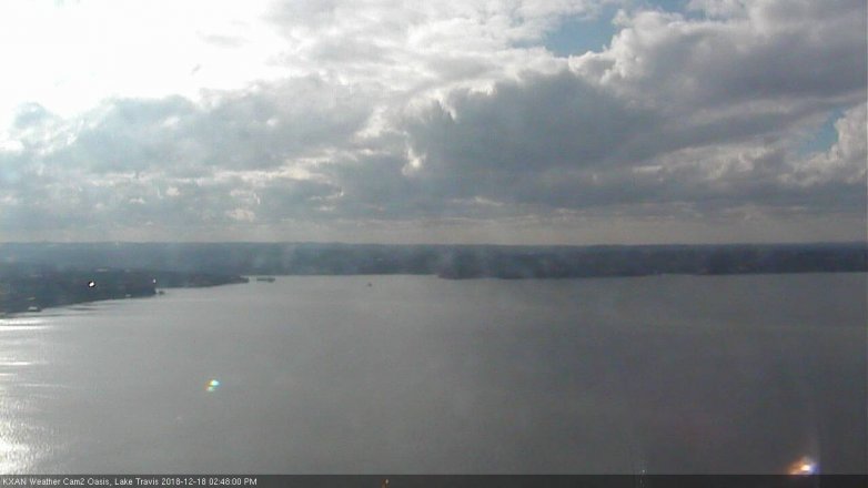 Lake Travis webcam, December 18, 2018 1:50 PM CT