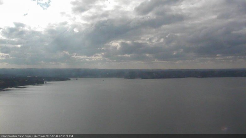 Lake Travis webcam, December 18, 2018 2:00 PM CT