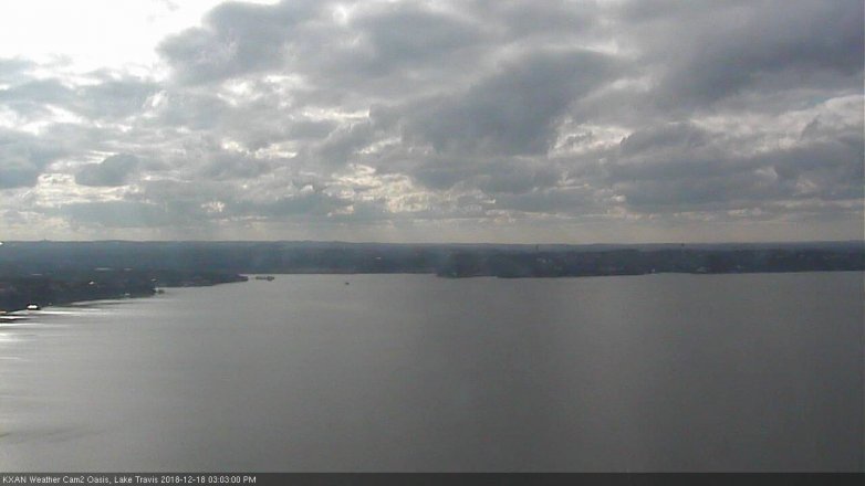 Lake Travis webcam, December 18, 2018 2:05 PM CT