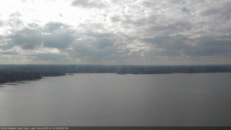 Lake Travis webcam, December 18, 2018 2:10 PM CT