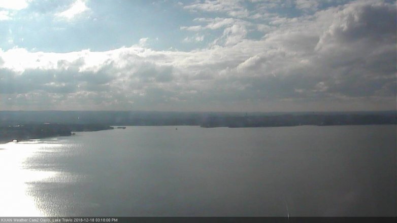 Lake Travis webcam, December 18, 2018 2:20 PM CT