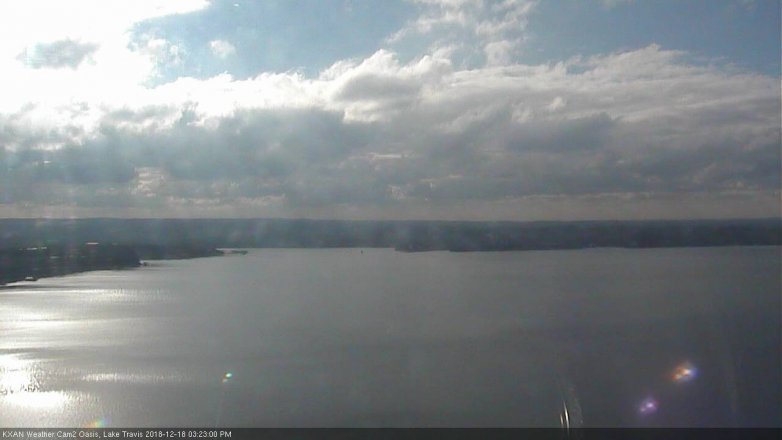 Lake Travis webcam, December 18, 2018 2:25 PM CT