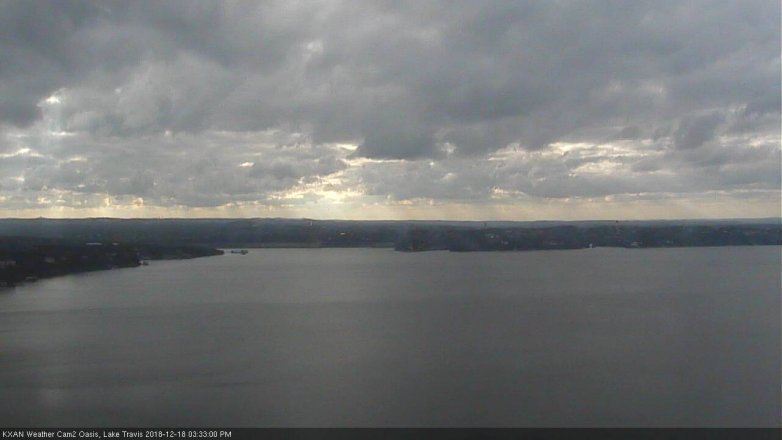 Lake Travis webcam, December 18, 2018 2:35 PM CT