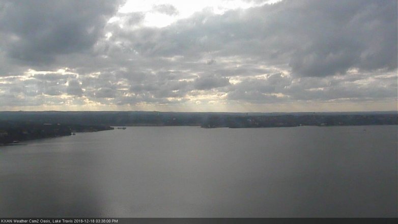 Lake Travis webcam, December 18, 2018 2:40 PM CT