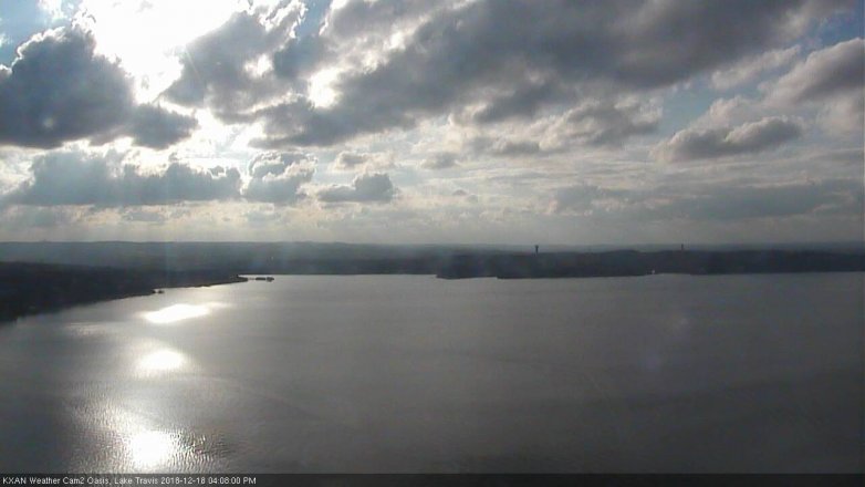 Lake Travis webcam, December 18, 2018 3:10 PM CT