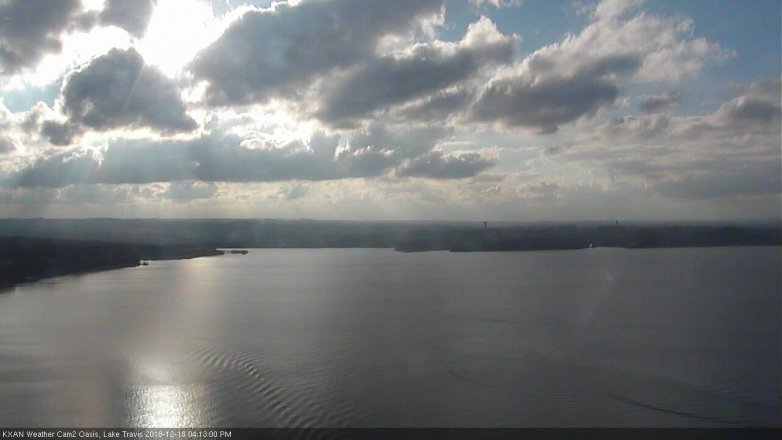 Lake Travis webcam, December 18, 2018 3:15 PM CT