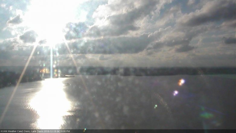 Lake Travis webcam, December 18, 2018 3:20 PM CT