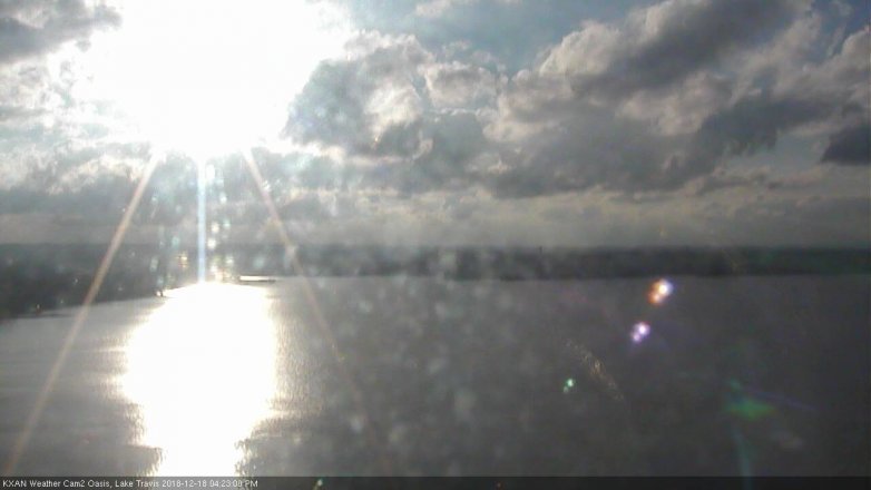 Lake Travis webcam, December 18, 2018 3:25 PM CT
