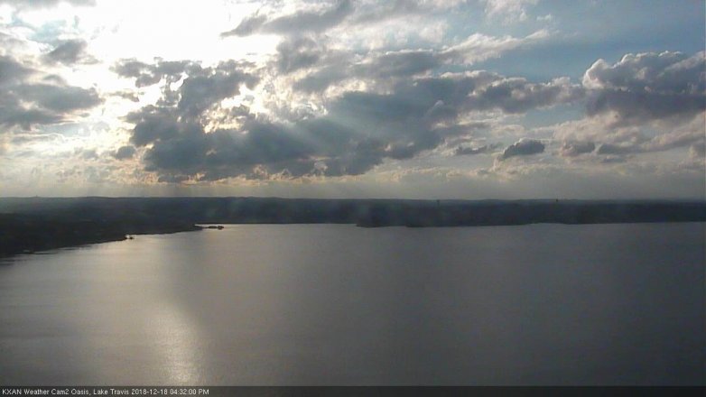 Lake Travis webcam, December 18, 2018 3:35 PM CT