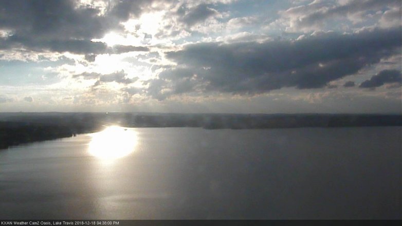 Lake Travis webcam, December 18, 2018 3:40 PM CT
