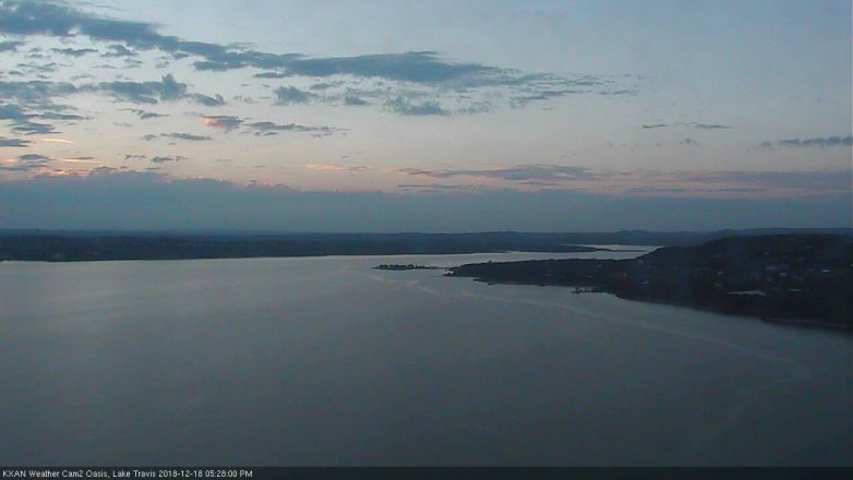 Lake Travis webcam, December 18, 2018 4:30 PM CT