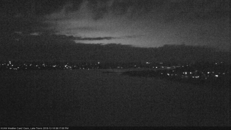 Lake Travis webcam, December 18, 2018 5:20 PM CT