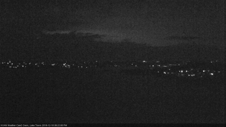 Lake Travis webcam, December 18, 2018 5:25 PM CT