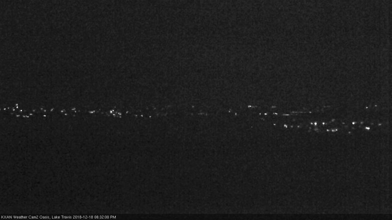 Lake Travis webcam, December 18, 2018 5:35 PM CT