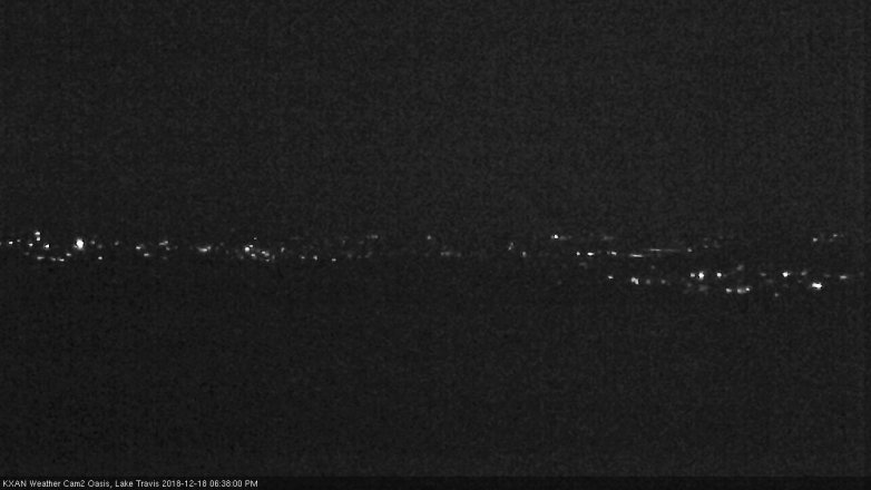Lake Travis webcam, December 18, 2018 5:40 PM CT