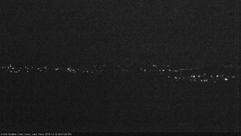 Lake Travis webcam, December 18, 2018 5:50 PM CT