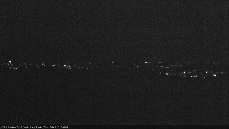 Lake Travis webcam, December 18, 2018 5:55 PM CT