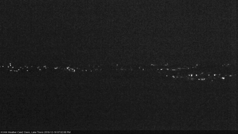 Lake Travis webcam, December 18, 2018 6:05 PM CT