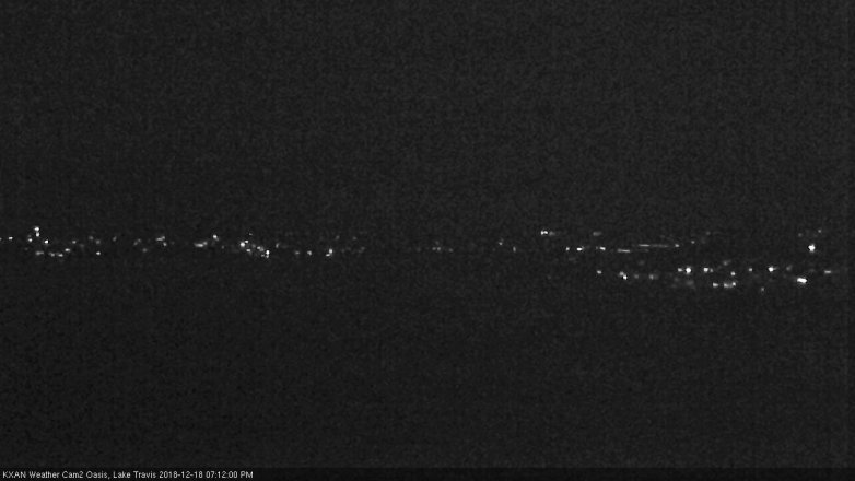 Lake Travis webcam, December 18, 2018 6:15 PM CT