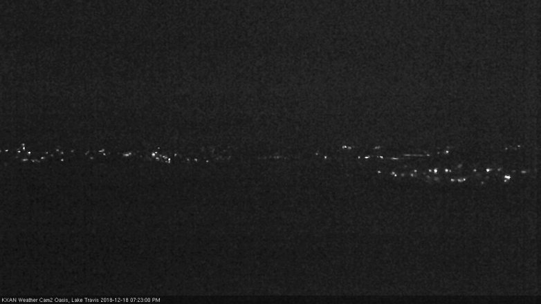 Lake Travis webcam, December 18, 2018 6:25 PM CT