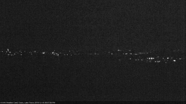 Lake Travis webcam, December 18, 2018 7:10 PM CT